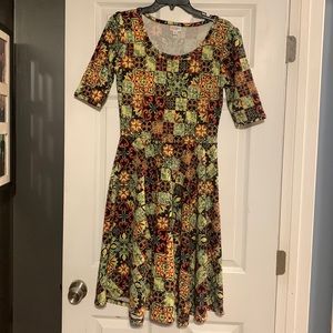LuLaRoe Nicole dress. Perfect for a Christmas party.
